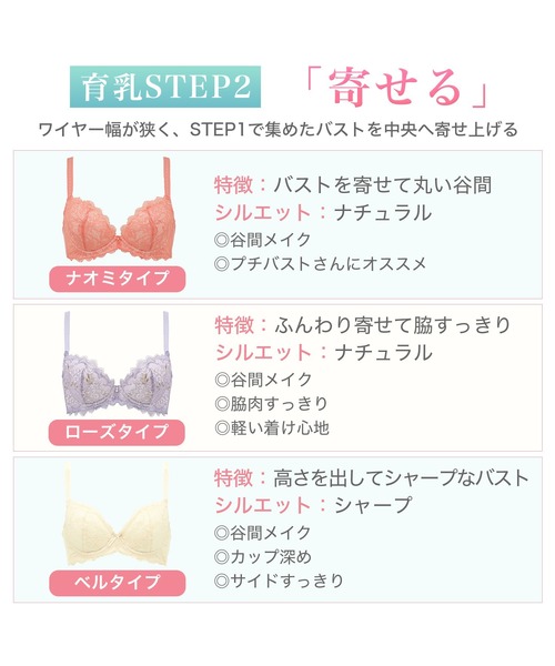 BRADELIS NEWYORK(ブラデリスニューヨーク)の「ベルステップ2ブラ23S1 ブラデリス 育乳補整 補正下着(ブラジャー・レディース・バイオレット/ブラック/オレンジ・C70/D70/E70/F70/C65/C75/G75/D65/F75/B70/B75/D75/E65/F80/G65/D80/E75/E80/F65/G70/G80)」の10枚目の写真