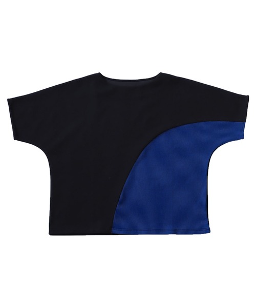 antiqua（アンティカ）の「配色リブ切り替えトップス（Tシャツ/カットソー・レディース・ブラック/杢グレー・FREE）」の21枚目の写真