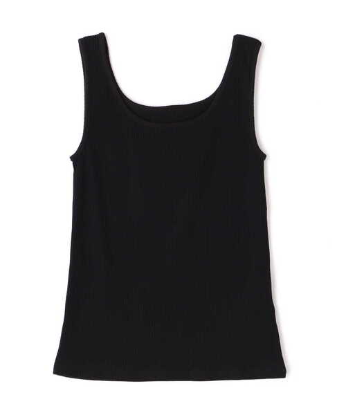 N.(N. Natural Beauty Basic)(エヌエヌナチュラルビューティーベーシック)の「◆三角テレコタンクトップ(タンクトップ・レディース・モカ/ブラック/オフホワイト・MEDIUM)」の9枚目の写真