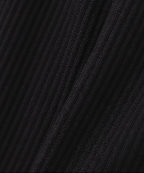 N.(N. Natural Beauty Basic)(エヌエヌナチュラルビューティーベーシック)の「◆三角テレコタンクトップ(タンクトップ・レディース・モカ/ブラック/オフホワイト・MEDIUM)」の4枚目の写真