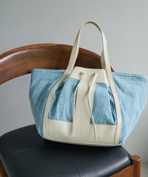 IACUCCI（イアクッチ）の「テーラ TOTE MONOGRAMMA JEANS（トートバッグ・レディース）」