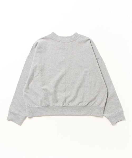 ALWEL（オルウエル）の「[ ALWEL ] THREE QUARTER SLEEVE PO スリークォータースリーブプルオーバー（スウェット・レディース・グレー・FREE）」の2枚目の写真