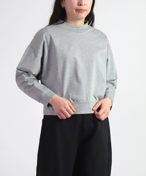 ALWEL（オルウエル）の「[ ALWEL ] THREE QUARTER SLEEVE PO スリークォータースリーブプルオーバー（スウェット・レディース・グレー・FREE）」の14枚目の写真