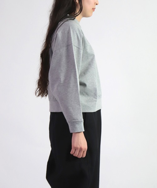 ALWEL（オルウエル）の「[ ALWEL ] THREE QUARTER SLEEVE PO スリークォータースリーブプルオーバー（スウェット・レディース・グレー・FREE）」の6枚目の写真