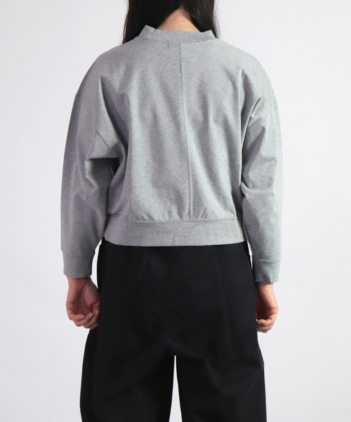 ALWEL（オルウエル）の「[ ALWEL ] THREE QUARTER SLEEVE PO スリークォータースリーブプルオーバー（スウェット・レディース・グレー・FREE）」の5枚目の写真