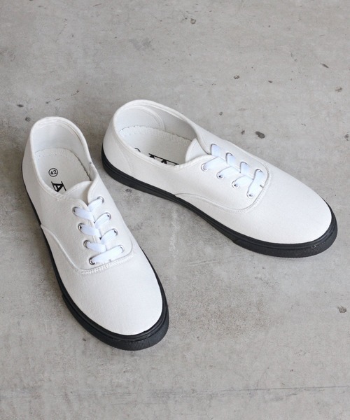 AAA+（サンエープラス）の「オーセンティックローテクスニーカー（スニーカー・メンズ・ブルー系その他/レッド系その他/ブラック系その他/グレー/ホワイト系その他/カーキ/キナリ/ブラック/ブラック×ブラック/ブラック系その他2/ベージュ/グリーン/ピンク/ブルー系その他2/ライトブルー/ネイビー/ブラウン/グレー系その他/イエロー/ブルー系その他3/レッド/オレンジ/ホワイト×ブラック/ホワイト系その他2/ワイン/シルバー・34/40/38/36/42/44/28/26/22/24/30/32）」の5枚目の写真