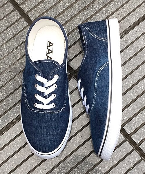 AAA+（サンエープラス）の「オーセンティックローテクスニーカー（スニーカー・メンズ・ブルー系その他/レッド系その他/ブラック系その他/グレー/ホワイト系その他/カーキ/キナリ/ブラック/ブラック×ブラック/ブラック系その他2/ベージュ/グリーン/ピンク/ブルー系その他2/ライトブルー/ネイビー/ブラウン/グレー系その他/イエロー/ブルー系その他3/レッド/オレンジ/ホワイト×ブラック/ホワイト系その他2/ワイン/シルバー・34/40/38/36/42/44/28/26/22/24/30/32）」の19枚目の写真