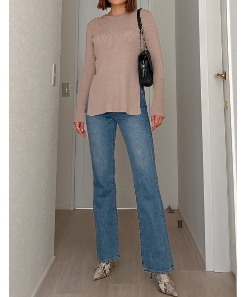 Vicente(ヴィセンテ)の「Vicente flare long denim(デニムパンツ・レディース・ブルー・SMALL/MEDIUM/X-SMALL)」の14枚目の写真