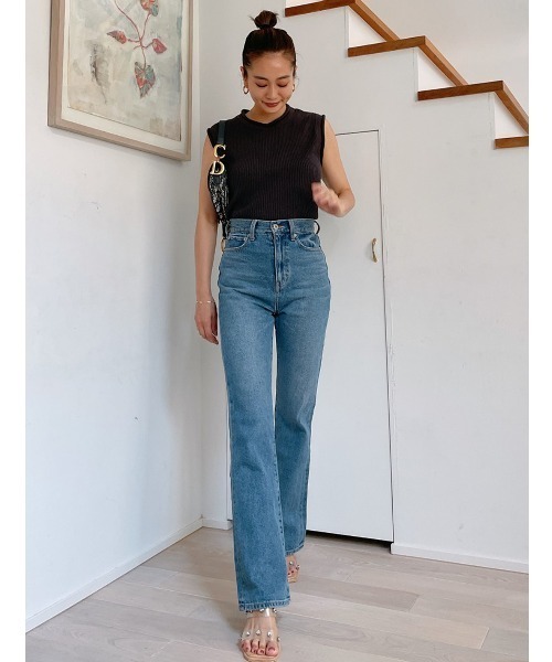 Vicente flare long denim（Vicente（ヴィセンテ）の「Vicente