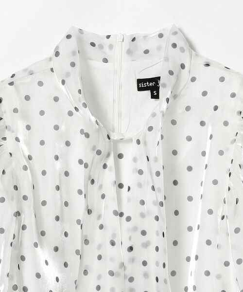 Ray BEAMS（レイビームス）の「sister jane / Annex Organdy Ribbon Blouse（シャツ/ブラウス・レディース・ホワイト・SMALL）」の3枚目の写真