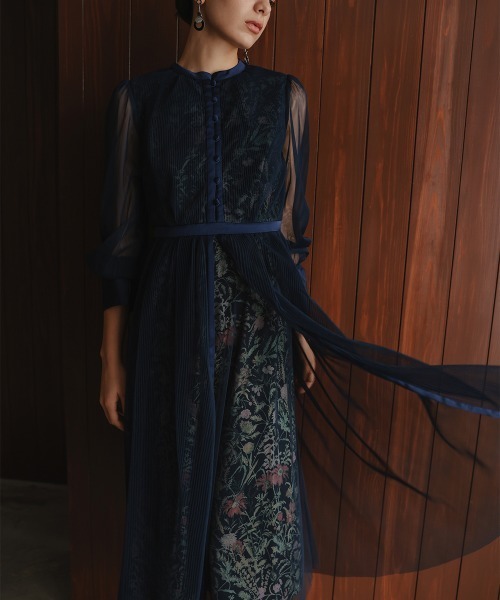 Callarus（カラルス）の「［Callarus］チュール使い花柄デザイン