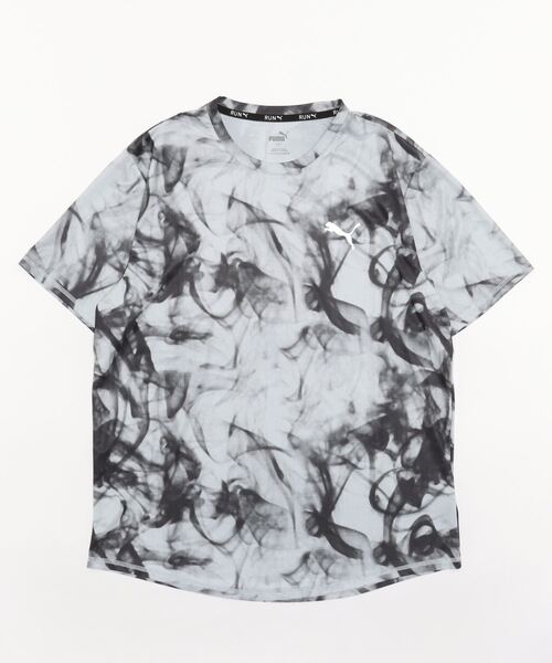 PUMA(プーマ)の「プーマ PUMA RUN FAVORITE AOP GRAPHIC SS Tシャツ_(Tシャツ/カットソー・メンズ・グレー・L/LL/S/M)」の1枚目の写真