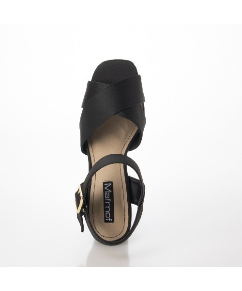 Mafmof（マフモフ）の「Mafmof(マフモフ)プラットフォーム入りクロスベルトチャンキーヒールサンダル（サンダル・レディース・ネイビー/ブラック系その他/ホワイト/ブラック/シルバー/ゴールド・M/L/LL/S）」の20枚目の写真