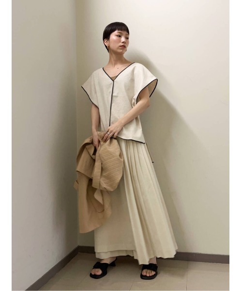 セール】HALF PLEATED SKIRT（スカート）｜LAATO（ラート）の