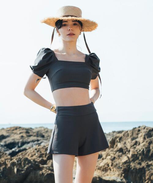 <値下げ>green label relaxingスイムウェア UNITED ARROWS green label relaxing｜ハイネック ビスチェ