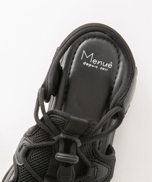 menue(メヌエ)の「厚底スポーツサンダル(サンダル・レディース・ホワイト/ブラック・38/39/36/37)」の18枚目の写真