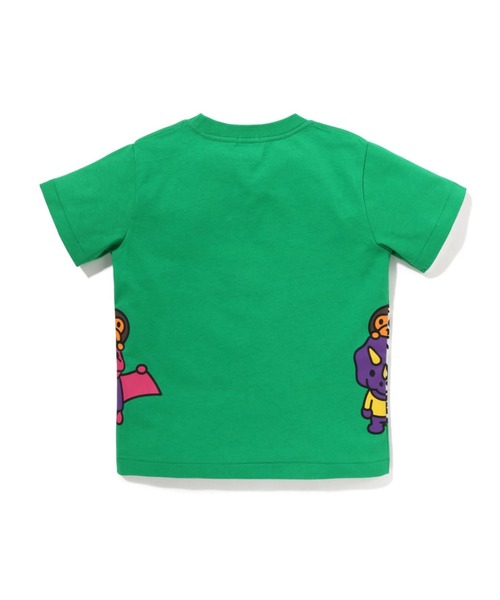 A BATHING APE（アベイシングエイプ）の「GLOW IN THE DARK BONE DINOSAUR TEE K（Tシャツ/カットソー・キッズ・グリーン/イエロー/ホワイト/サックスブルー・110/120/100/140/130/90）」の16枚目の写真