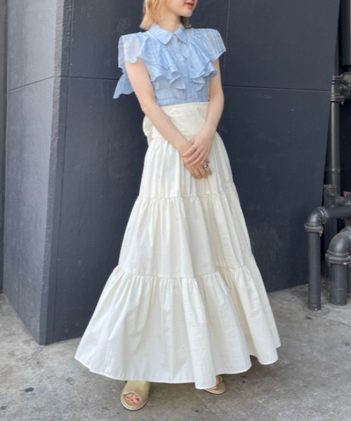 LILY BROWN（リリーブラウン）の「【WEB限定カラー】フリルカラー