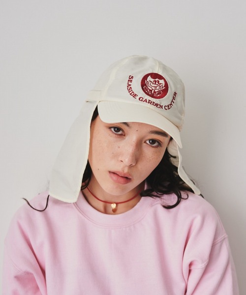 THEATRE PRODUCTS(シアタープロダクツ)の「SEASIDE GC シェードキャップ(キャップ・レディース・ベージュ/ホワイト/ブラック・FREE)」の19枚目の写真