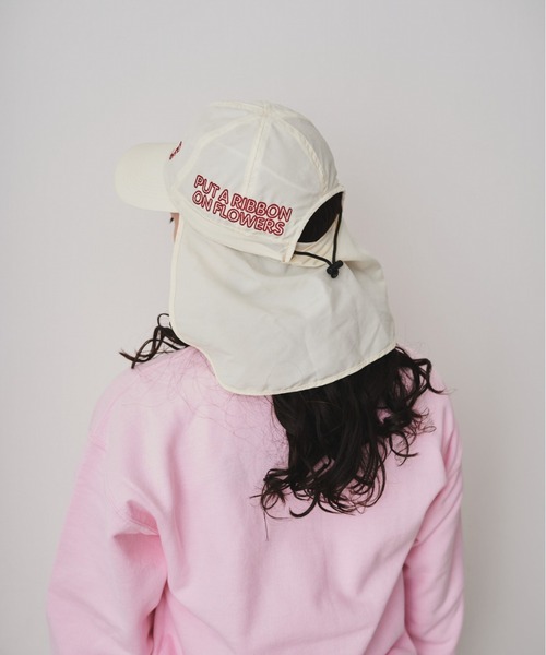 THEATRE PRODUCTS(シアタープロダクツ)の「SEASIDE GC シェードキャップ(キャップ・レディース・ベージュ/ホワイト/ブラック・FREE)」の22枚目の写真