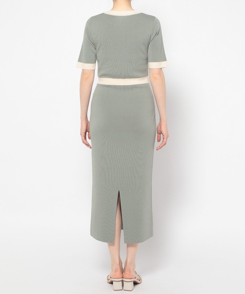 Andemiu(アンデミュウ)の「ハイショクIラインOP 196563(ワンピース・レディース・グリーン/グレー/ネイビー・FREE)」の9枚目の写真