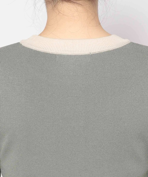 Andemiu(アンデミュウ)の「ハイショクIラインOP 196563(ワンピース・レディース・グリーン/グレー/ネイビー・FREE)」の13枚目の写真