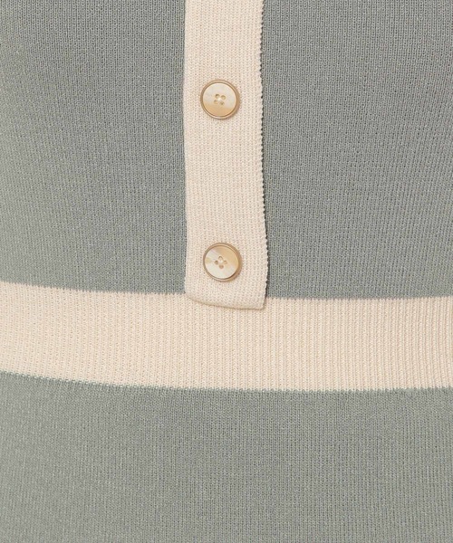 Andemiu(アンデミュウ)の「ハイショクIラインOP 196563(ワンピース・レディース・グリーン/グレー/ネイビー・FREE)」の14枚目の写真