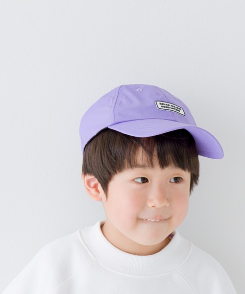 LOWRYS FARM（ローリーズファーム）の「ナイロンＣＡＰ　194463（キャップ・キッズ・ブラック/ホワイト/イエロー/ブルー/イエロー系その他/レッド/グリーン/パープル・FREE）」の6枚目の写真