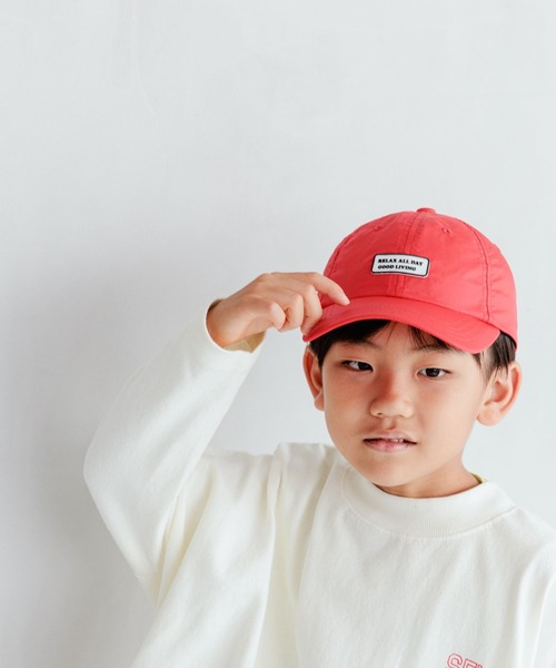 LOWRYS FARM（ローリーズファーム）の「ナイロンＣＡＰ　194463（キャップ・キッズ・ブラック/ホワイト/イエロー/ブルー/イエロー系その他/レッド/グリーン/パープル・FREE）」の8枚目の写真