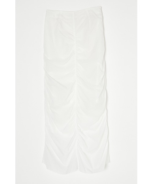 MOUSSY（マウジー）の「GATHER WASHER SKIRT（スカート・レディース・ホワイト/オレンジ/ブルー系その他・2/1）」の2枚目の写真