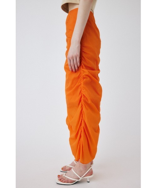 MOUSSY（マウジー）の「GATHER WASHER SKIRT（スカート・レディース・ホワイト/オレンジ/ブルー系その他・2/1）」の15枚目の写真