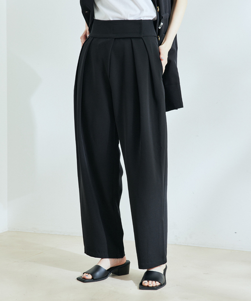 Jayro（ジャイロ）の「テープベルトカラースラックス（スラックス・レディース・ブラック/グレー系その他/オフホワイト・M）」の3枚目の写真