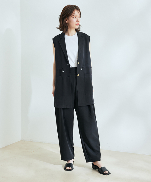 Jayro（ジャイロ）の「テープベルトカラースラックス（スラックス・レディース・ブラック/グレー系その他/オフホワイト・M）」の22枚目の写真