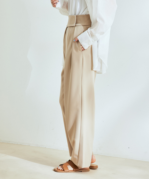 Jayro（ジャイロ）の「テープベルトカラースラックス（スラックス・レディース・ブラック/グレー系その他/オフホワイト・M）」の11枚目の写真