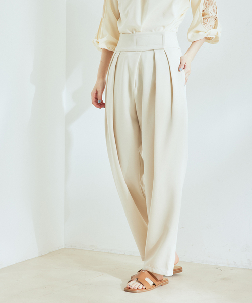 Jayro（ジャイロ）の「テープベルトカラースラックス（スラックス・レディース・ブラック/グレー系その他/オフホワイト・M）」の17枚目の写真