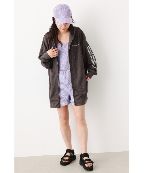 RODEO CROWNS WIDE BOWL(ロデオクラウンズワイドボウル)の「S/W THERMAL ZIP PK(パーカー・レディース・ライトブルー/オフホワイト/ブラック・FREE)」の8枚目の写真