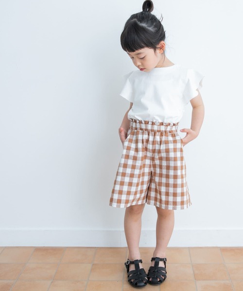 URBAN RESEARCH DOORS(アーバンリサーチドアーズ)の「ギンガムキュロット(KIDS)(その他パンツ・キッズ・ネイビー/キャメル・105/120/135)」の6枚目の写真