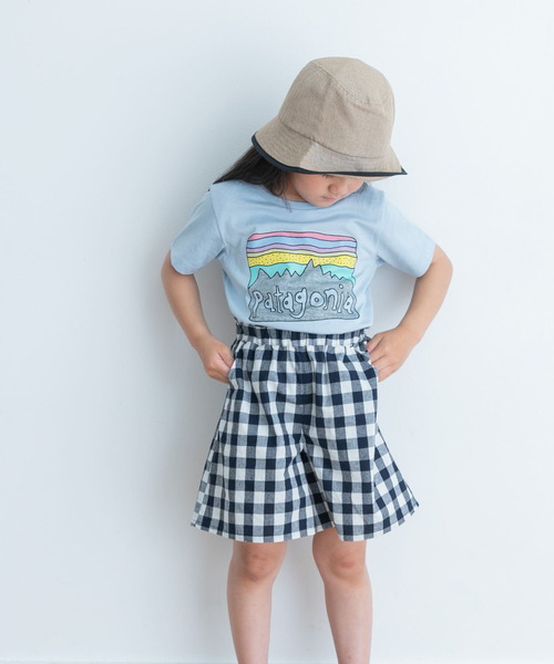 URBAN RESEARCH DOORS(アーバンリサーチドアーズ)の「ギンガムキュロット(KIDS)(その他パンツ・キッズ・ネイビー/キャメル・105/120/135)」の14枚目の写真