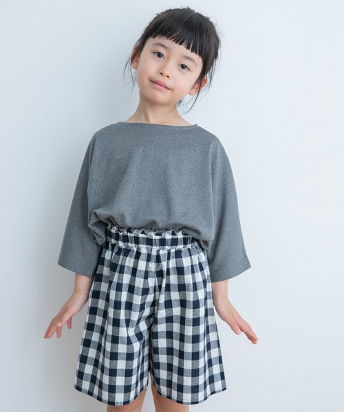 URBAN RESEARCH DOORS(アーバンリサーチドアーズ)の「ギンガムキュロット(KIDS)(その他パンツ・キッズ・ネイビー/キャメル・105/120/135)」の16枚目の写真