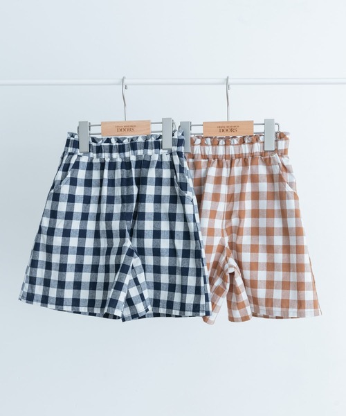 URBAN RESEARCH DOORS(アーバンリサーチドアーズ)の「ギンガムキュロット(KIDS)(その他パンツ・キッズ・ネイビー/キャメル・105/120/135)」の21枚目の写真