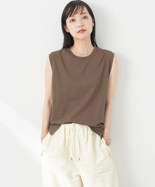 ノースリーブカットソー(汗じみ防止)