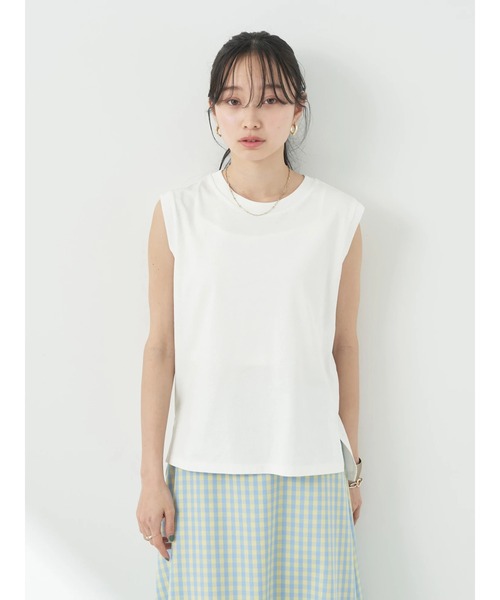 ノースリーブカットソー(汗じみ防止)