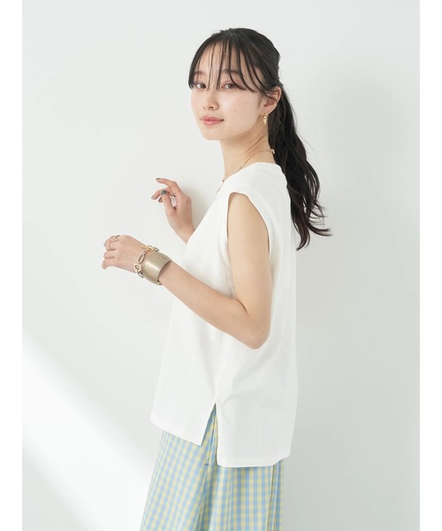 ノースリーブカットソー(汗じみ防止)