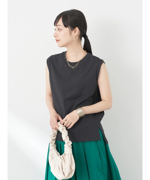 ノースリーブカットソー(汗じみ防止)