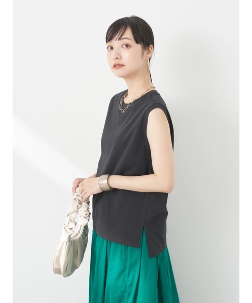 ノースリーブカットソー(汗じみ防止)