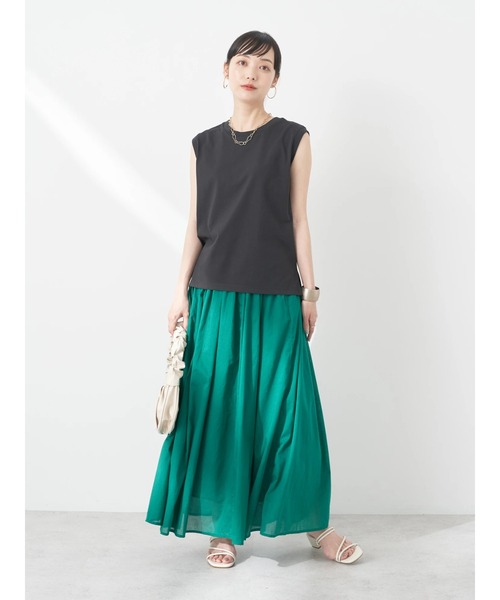 ノースリーブカットソー(汗じみ防止)