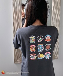 ○トムとジェリー 刺繍Tシャツ 【TOM and JERRY/トムとジェリー】(アクリルキーホルダー付き )