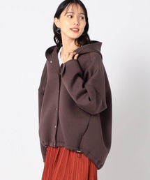 Grand PARK（グランドパーク）の「ダイバー素材　前開きフードブルゾン（ブルゾン）」