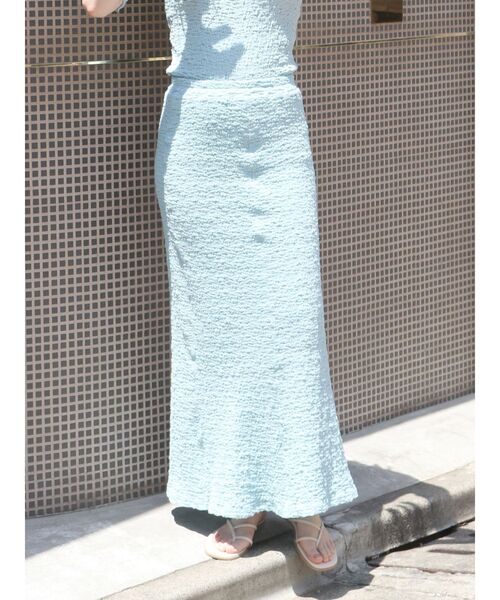 Ungrid（アングリッド）の「カットジャカードフィットスカート（スカート・レディース・ブラック/オフホワイト/ブルー・FREE）」の11枚目の写真