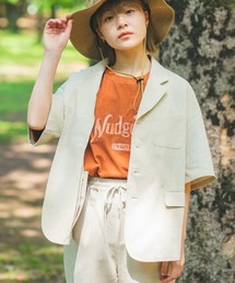 WudgeBoy（ワッジボーイ）の「linen half sleeve jacket（その他アウター）」
